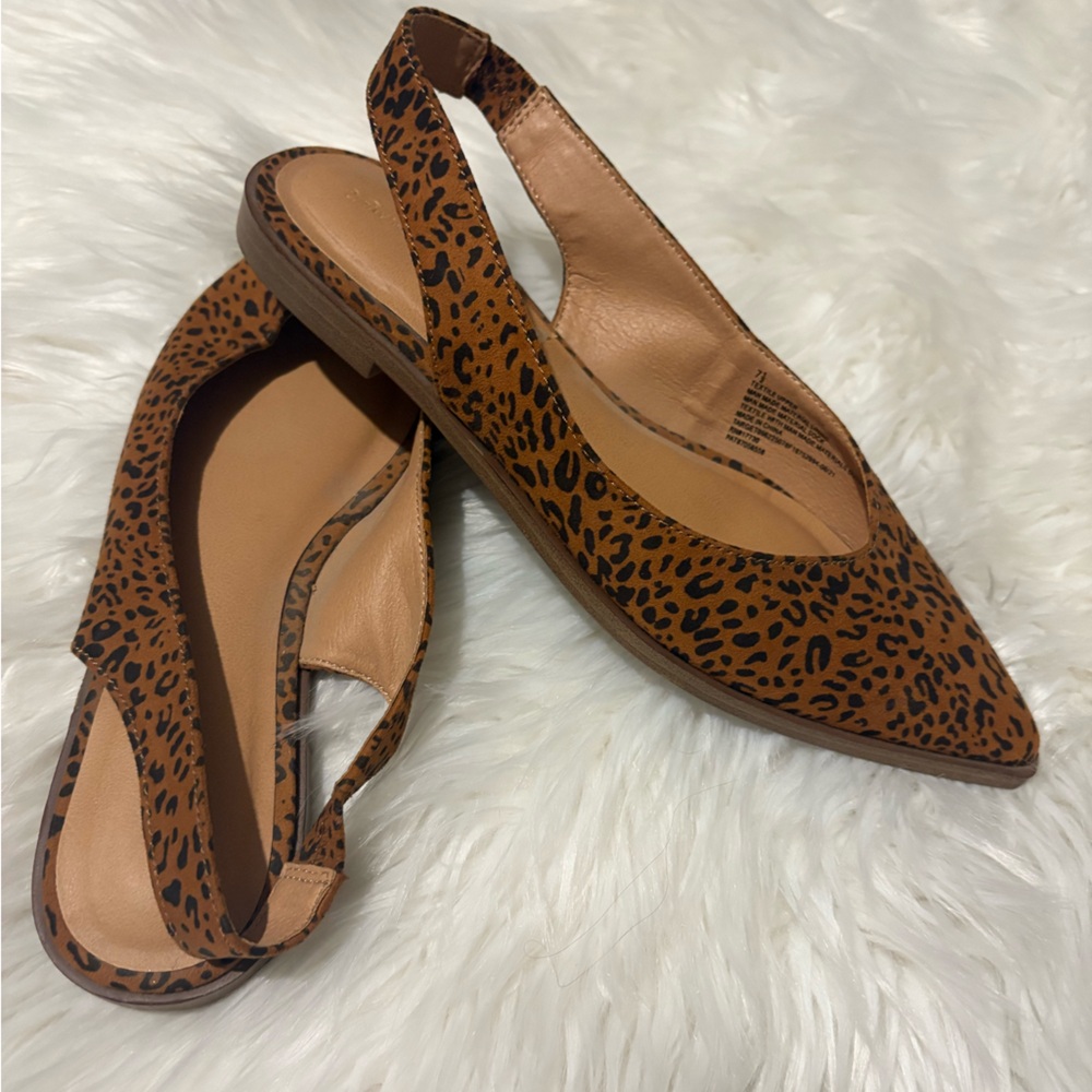 Leopard Print Flats